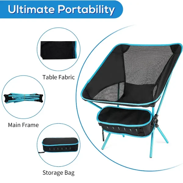Inno-Stage-Portable-Lightweight-Foldable-Backpacking-Camping-Lawn-Chair-2lbs-4