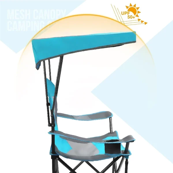 alpha-camp-enamel-blue-heavy-duty-canopy-camping-chair-sunshade-with-cup-holder-5