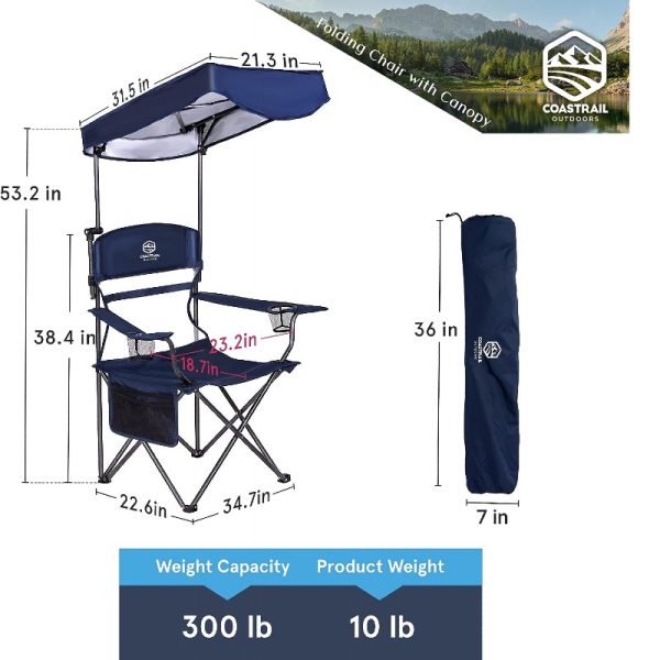 coastrail-outdoor-multi-position-adjustable-folding-shade-canopy-patio-camping-chair-2