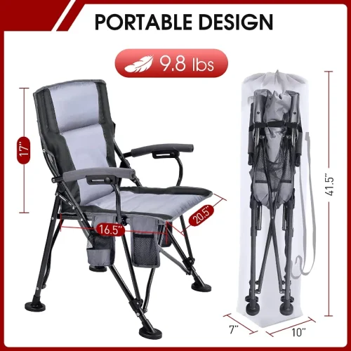 docusvect-heated-folding-heavy-duty-camping-chair-300-lbs-limit-5