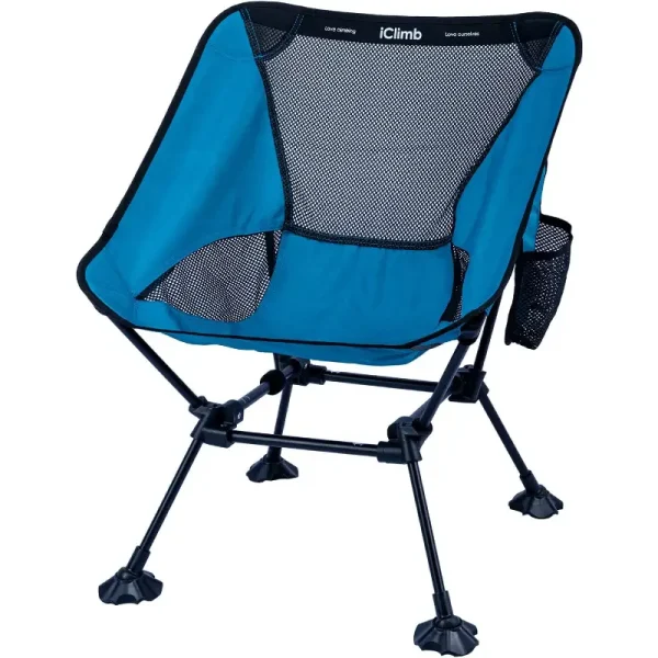 iClimb Ultralight Compact Aluminum Camping Folding Beach Chair