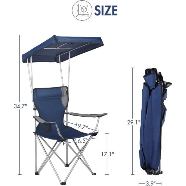 portal-outdoor-folding-camping-beach-sun-protection-chair-supports-300-lbs-2