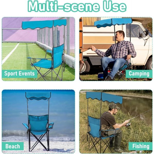 rotinyard-heavy-duty-folding-portable-beach-camping-chair-with-canopy-shade-support-330-lbs-5-2