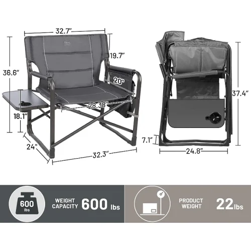 timber-ridge-oversized-directors-camp-chairs-with-foldable-side-table-600lbs-capacity-6