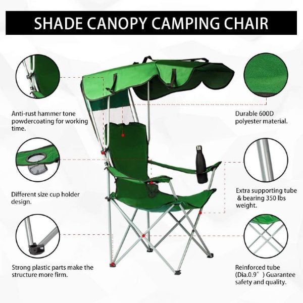 unhg-outdoor-folding-beach-camping-chair-with-adjustable-upf-50+-sun-canopy-supports-380-lbs-max-support-3